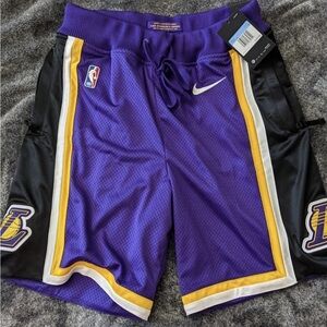NBA Nike Los Angeles Lakers Statement Edition courtside 2019-2020 Shorts SZ M